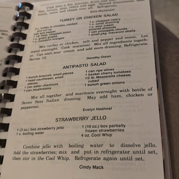 Lutheran Memorial Church Bethesda Cookbook Spiral bound GUC - Picture 3 of 5